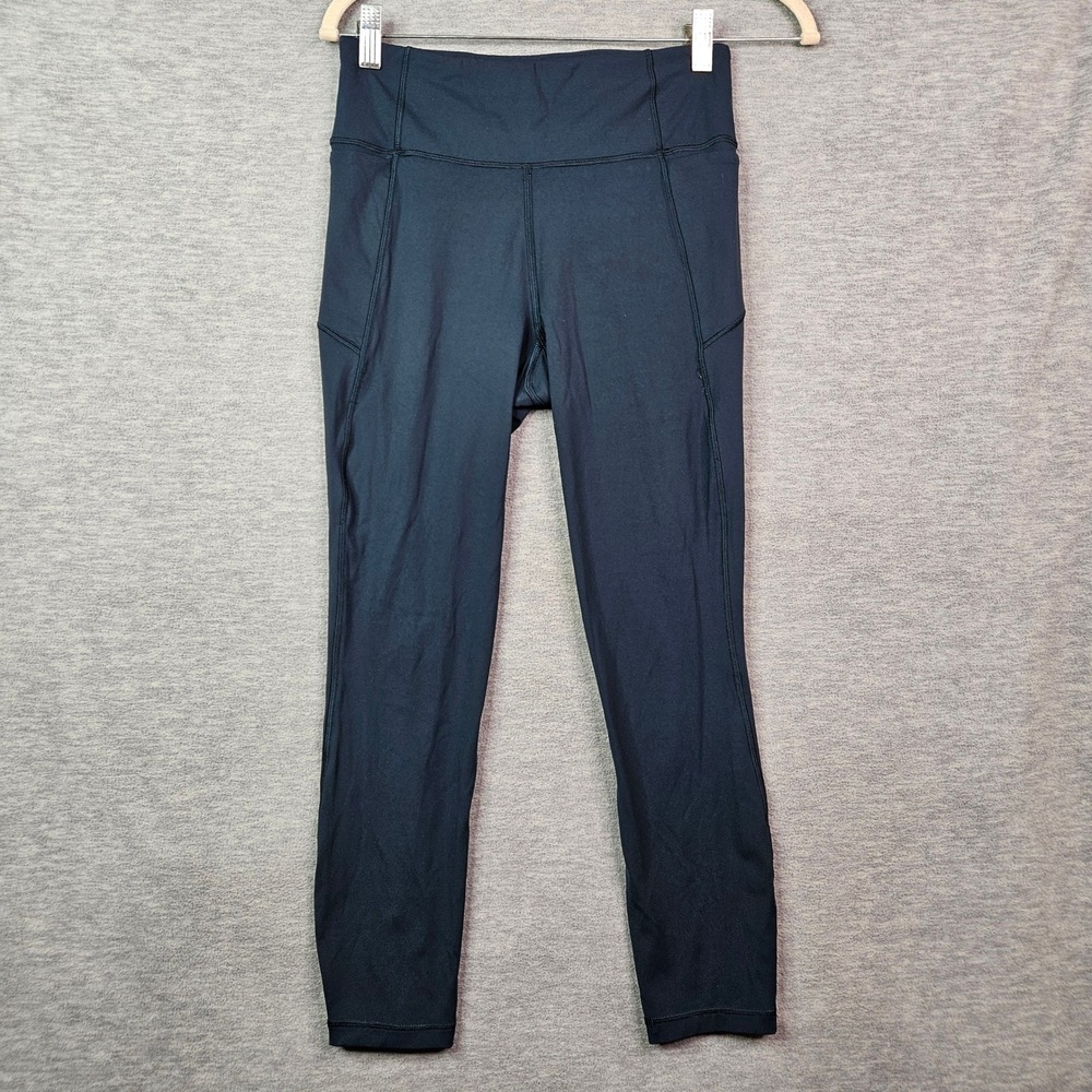 Lululemon Speed Up Tight Mid-Rise Navy Blue Running Leggings Size 6 LW6AG3S